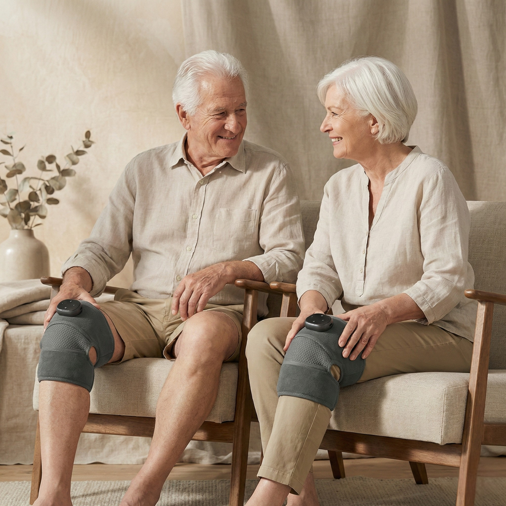 Vibraheat Knee Pads – Heat & Massage System for Chronic Knee Pain Relief